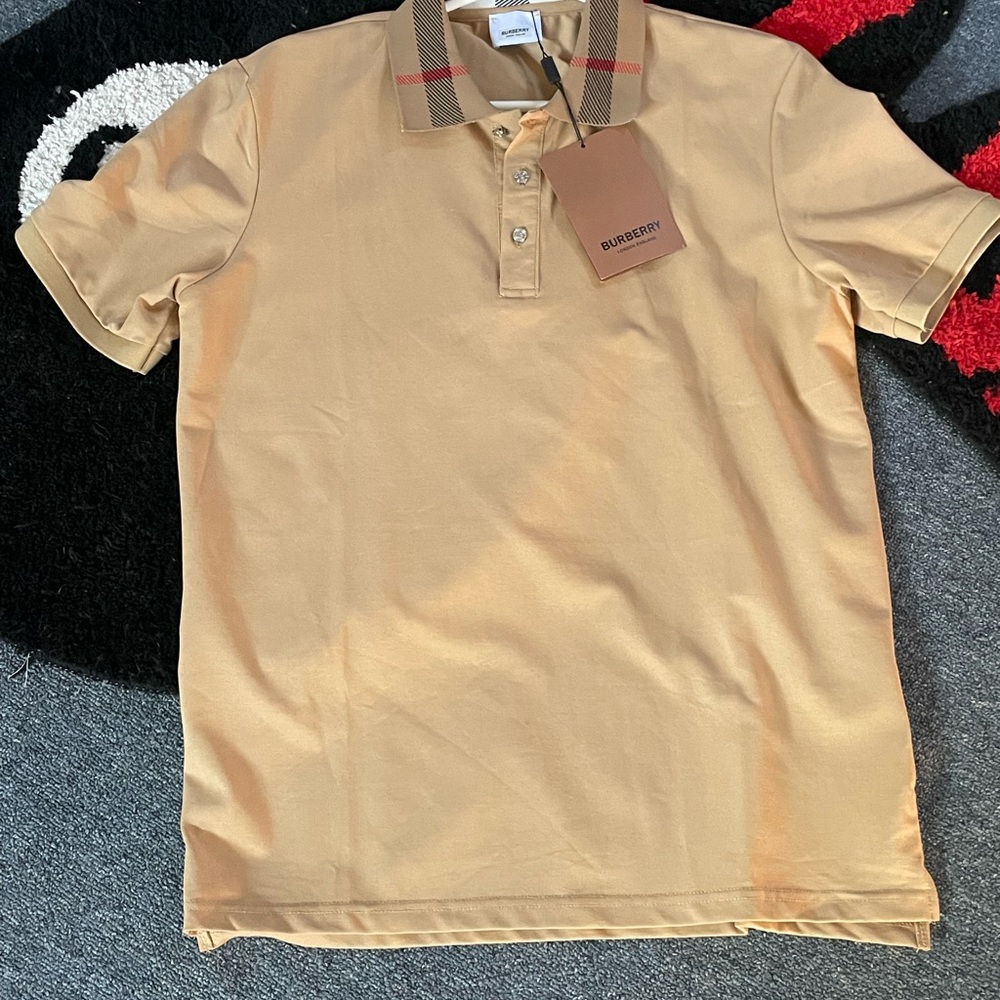 Burberry Beige Polo Shirt for Men